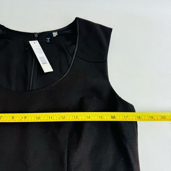 Tahari Ornah Sheath Dress Brown Sleeveless Embellished Hem Size 10  New - Picture 9 of 12